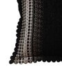 Black Embroidered Velvet 16X16 Inches Cushion Cover (Set of 5)
