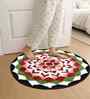 Multicolor Ethnic Cotton Blend 24x24 Inches Anti Skid Door Mat