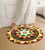 Multicolor Ethnic Cotton Blend 24x24 Inches Anti Skid Door Mat