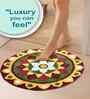 Multicolor Ethnic Cotton Blend 24x24 Inches Anti Skid Door Mat
