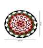 Multicolor Ethnic Cotton Blend 24x24 Inches Anti Skid Door Mat