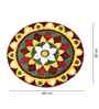 Multicolor Ethnic Cotton Blend 24x24 Inches Anti Skid Door Mat