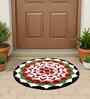 Multicolor Ethnic Cotton Blend 24x24 Inches Anti Skid Door Mat