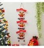 Multicolor Fabric Christmas Wall Hanging