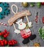 Multicolor Fabric Christmas Wall Hanging
