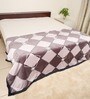 Multicolor Woolen Geometric 370 GSM Double Bed Blankets