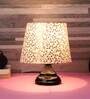 Irene Multicolour Fabric Shade Night Lamp With Metal Base