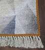 Multicolor Abstract Faux Silk 3 ft x 5 ft Hand Woven Carpet