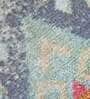 Multicolor Persian Faux Silk 4 ft x 6 ft Hand Woven Carpet