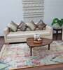 Multicolor Persian Faux Silk 4 ft x 6 ft Hand Woven Carpet