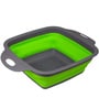 Collapsible Kitchen Colander Over-The-Sink Strainer With Extendable Handles For Versatile Draining