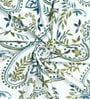 Multicolor Floral 144 TC Cotton King Fitted Bedsheet with 2 Pillow Covers
