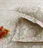 Multicolor Floral 144 TC Cotton King Fitted Bedsheet with 2 Pillow Covers