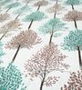 Multicolor Floral 144 TC Cotton King Fitted Bedsheet with 2 Pillow Covers