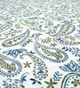 Multicolor Floral 144 TC Cotton King Fitted Bedsheet with 2 Pillow Covers