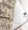 Multicolor Floral 144 TC Cotton King Fitted Bedsheet with 2 Pillow Covers