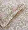 Multicolor Floral 144 TC Cotton King Fitted Bedsheet with 2 Pillow Covers