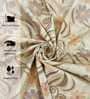 Multicolor Floral 144 TC Cotton King Fitted Bedsheet with 2 Pillow Covers