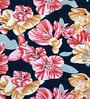Multicolor Floral 180 TC Microfiber Single Bedsheet With 1 Pillow Cover