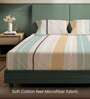 Multicolor Floral 200 TC Microfiber Double Bedsheet with 2 Pillow Covers