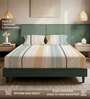 Multicolor Floral 200 TC Microfiber King Sized Bedsheet with 2 Pillow Covers