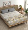 Multicolor Floral 210 TC Microfiber King Bedsheet With 2 Pillow Covers