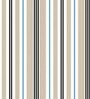Multicolor Stripes 210 TC Microfiber King Bedsheet With 2 Pillow Covers