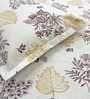 Multicolor Floral 250 TC Cotton King Fitted Bedsheet with 2 Pillow Covers