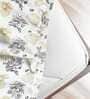 Multicolor Floral 250 TC Cotton King Fitted Bedsheet with 2 Pillow Covers