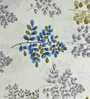 Multicolor Floral 250 TC Cotton King Fitted Bedsheet with 2 Pillow Covers