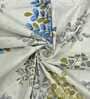 Multicolor Floral 250 TC Cotton King Fitted Bedsheet with 2 Pillow Covers