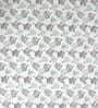 Multicolor Floral 250 TC Cotton King Fitted Bedsheet with 2 Pillow Covers