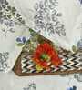 Multicolor Floral 250 TC Cotton King Fitted Bedsheet with 2 Pillow Covers