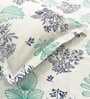 Multicolor Floral 250 TC Cotton King Fitted Bedsheet with 2 Pillow Covers