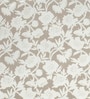 Brown Floral 260 Tc Polycotton King Fitted Bedsheet With 2 Pillow Covers