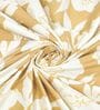 Saffron Floral 260 Tc Polycotton King Fitted Bedsheet With 2 Pillow Covers