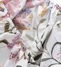 Multicolor Floral 280 TC Cotton Blend King Sized Fitted Bed Sheets with 2 Pillow Covers