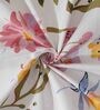 Multicolor Floral 280 TC Cotton Blend Single Bed Sized Fitted Bed Sheets With 1 Pillow Cover
