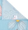 Multicolor Floral 280 TC Glace Cotton Fitted Single Bedsheet with 1 Pillow Cover