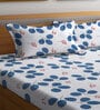 Multicolor Floral 300 TC Cotton Blend Double Bedsheet with 2 Pillow covers
