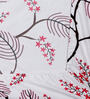 Multicolor Floral 300 TC Cotton Blend Double Bedsheet with 2 Pillow covers