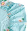 Blue Floral 300 TC Cotton Blend Double Bedsheet with 2 Pillow covers