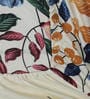 Multicolor Floral 300 TC Cotton Blend  Double Bedsheet with 2 Pillow covers