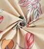 Multicolor Floral 300 TC Cotton Blend King Sized Bed Sheets with 2 Pillow Covers