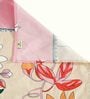 Multicolor Floral 300 TC Cotton Blend King Sized Bed Sheets with 2 Pillow Covers