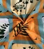 Multicolor Floral 300 TC Cotton Blend Double King Sized Bedsheet With 2 Pillow Covers