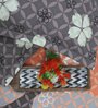 Multicolor Floral 300 TC Cotton Blend King Sized Bedsheet With 2 Pillow Covers