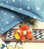 Multicolor Floral 300 TC Cotton Blend King Sized Bedsheet With 2 Pillow Covers