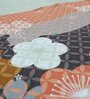 Multicolor Floral 300 TC Cotton Blend King Sized Bedsheet With 2 Pillow Covers