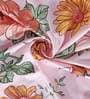 Multicolor Floral 300 TC Cotton Blend Single Bedsheet with 1 Pillow Cover
